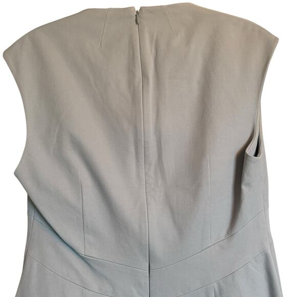 Banana‎ Republic Sz 12 Bi-Stretch Sheath Dress Gray Office Minimalist Preppy - Picture 11 of 11